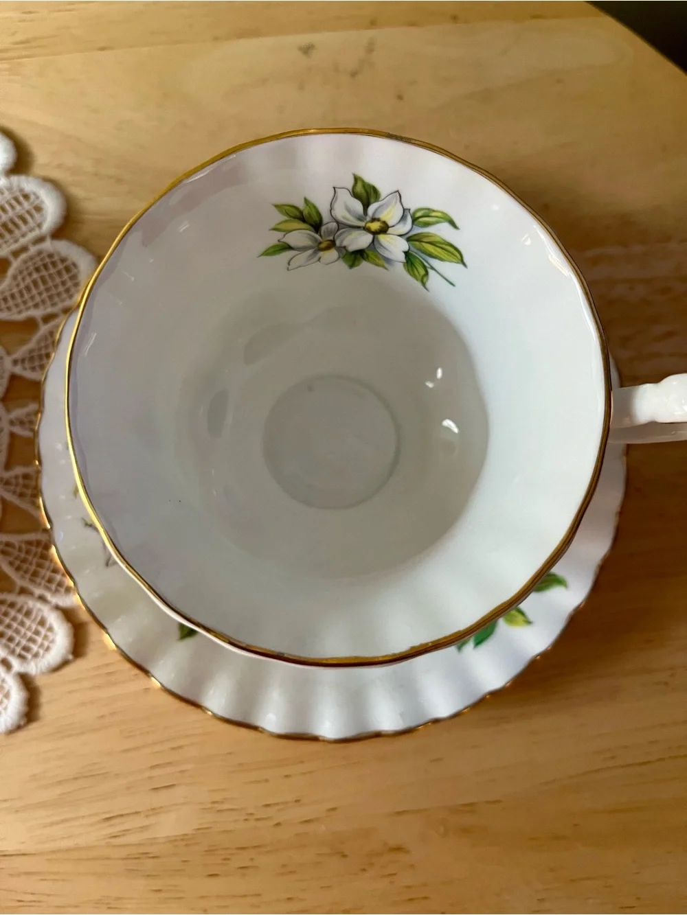 Royal Albert Flower of the Month Tea Cup & Saucer Set